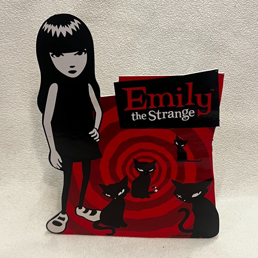 EMILY THE STRANGE 2003 Store Display counter Sign Vintage RARE!